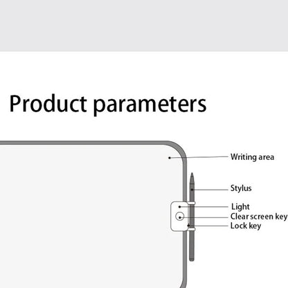 LCD Writing Tablet – Colorful Screen with One-Tap Erase & Pressure-Sensitive Drawing