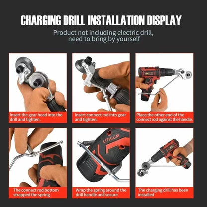 Electric Drill Plate Cutter - Metal Nibbler Drill Attachment with Adapter 7767666786502-1