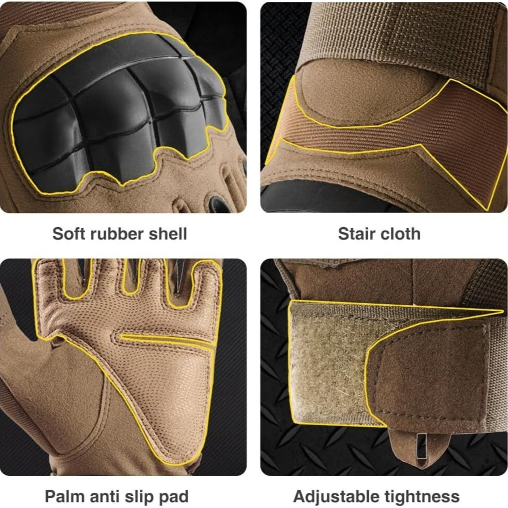 Indestructible Tactical Gloves - Heavy Duty Work Gloves Safety Protection Anti-slip Outdoor 7070826758342-1