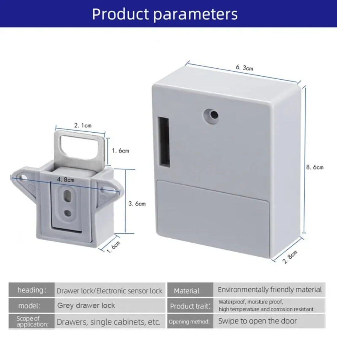 Hidden Magnetic Cabinet Lock for Secure and Seamless Home Protection 15089486528838-1