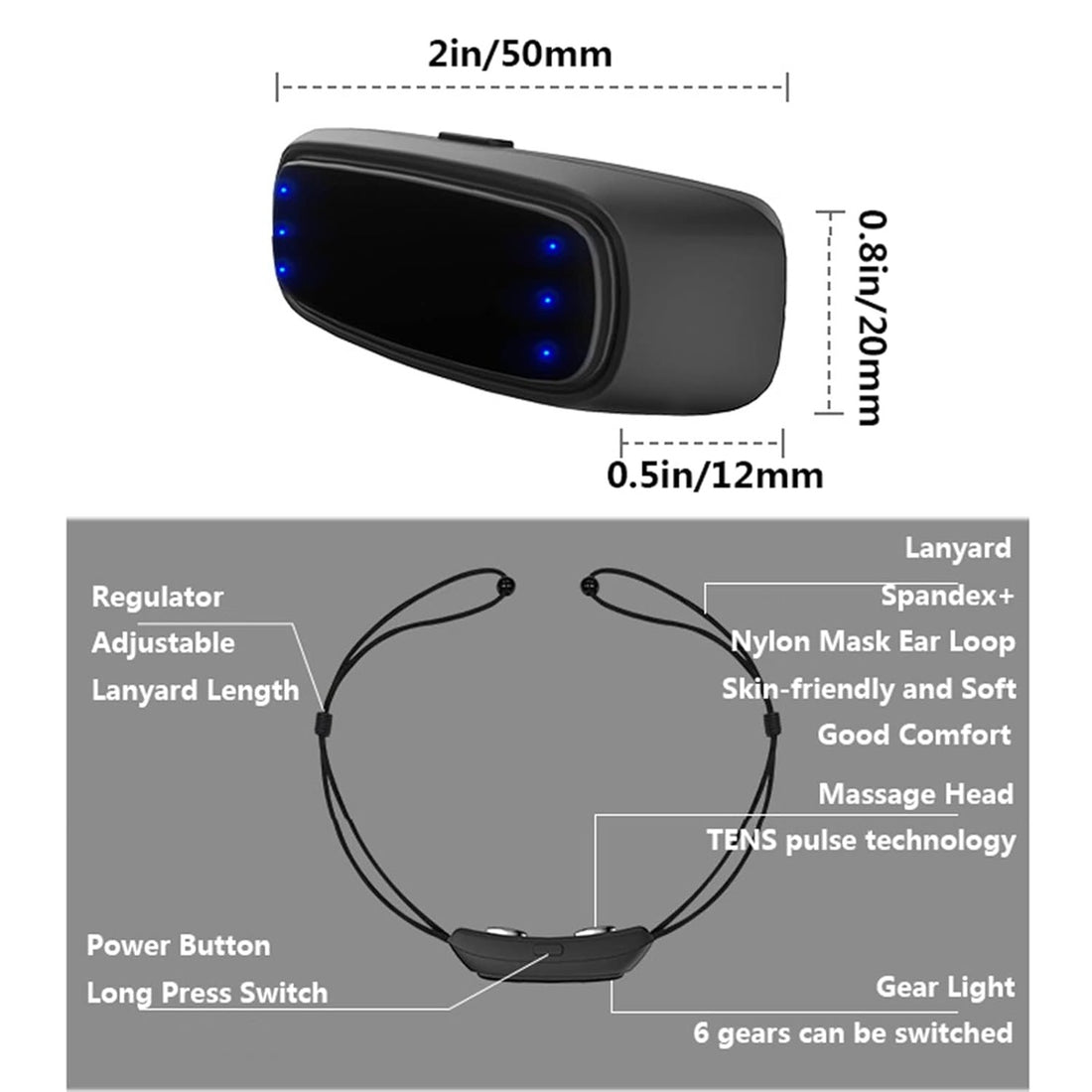 Smart Anti Snoring Device EMS Pulse Stop Snore Effective Aid for Snoring Prevention 9541692752193-1