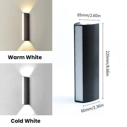 Led Waterproof Wall Lamp – Indoor & Outdoor Wall Sconce For Porch, Courtyard, Living Room, Bedroom, And Corridor Lighting (Ip65) 14984906899780-1