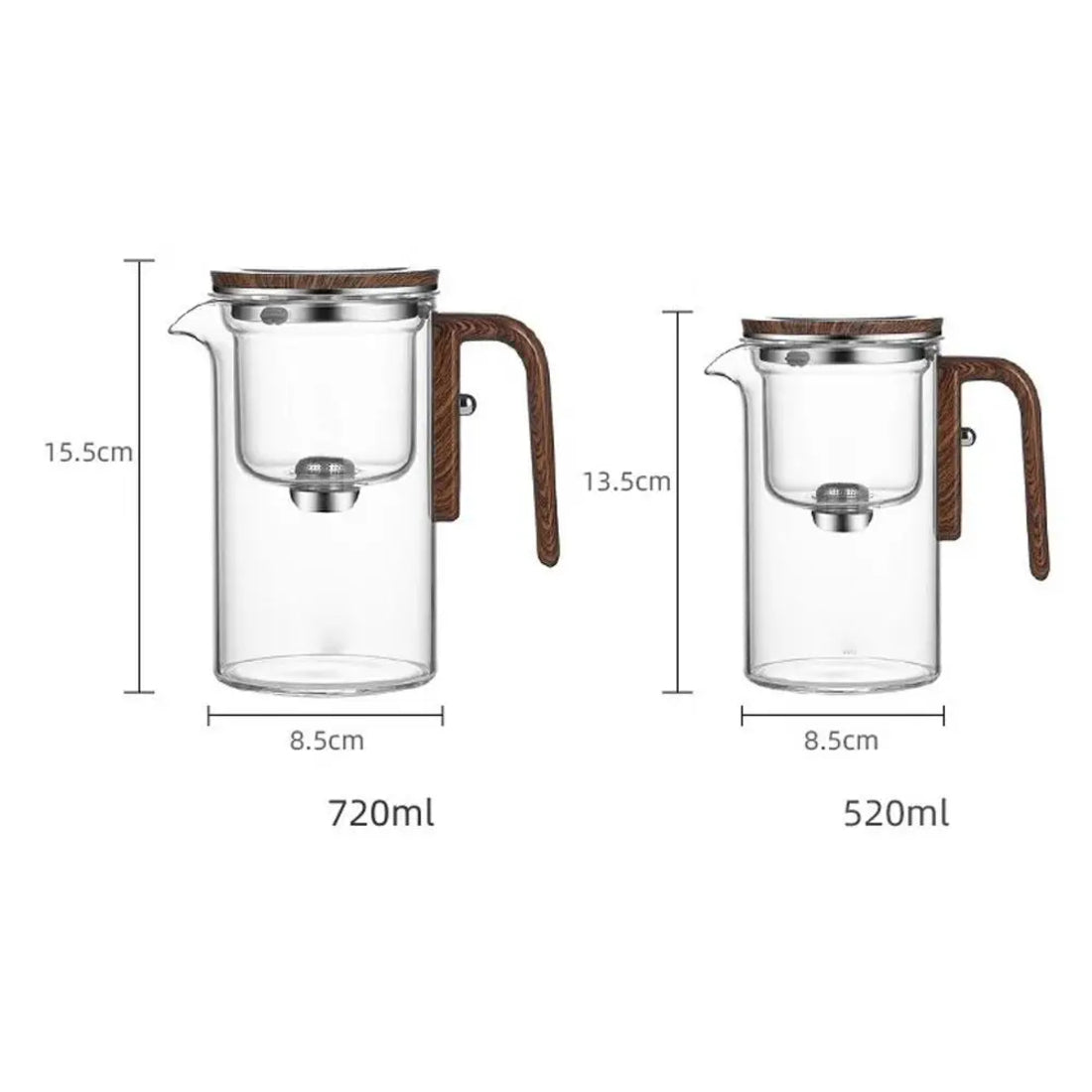 Durable Glass Teapot With Infuser For Tea Brewing
