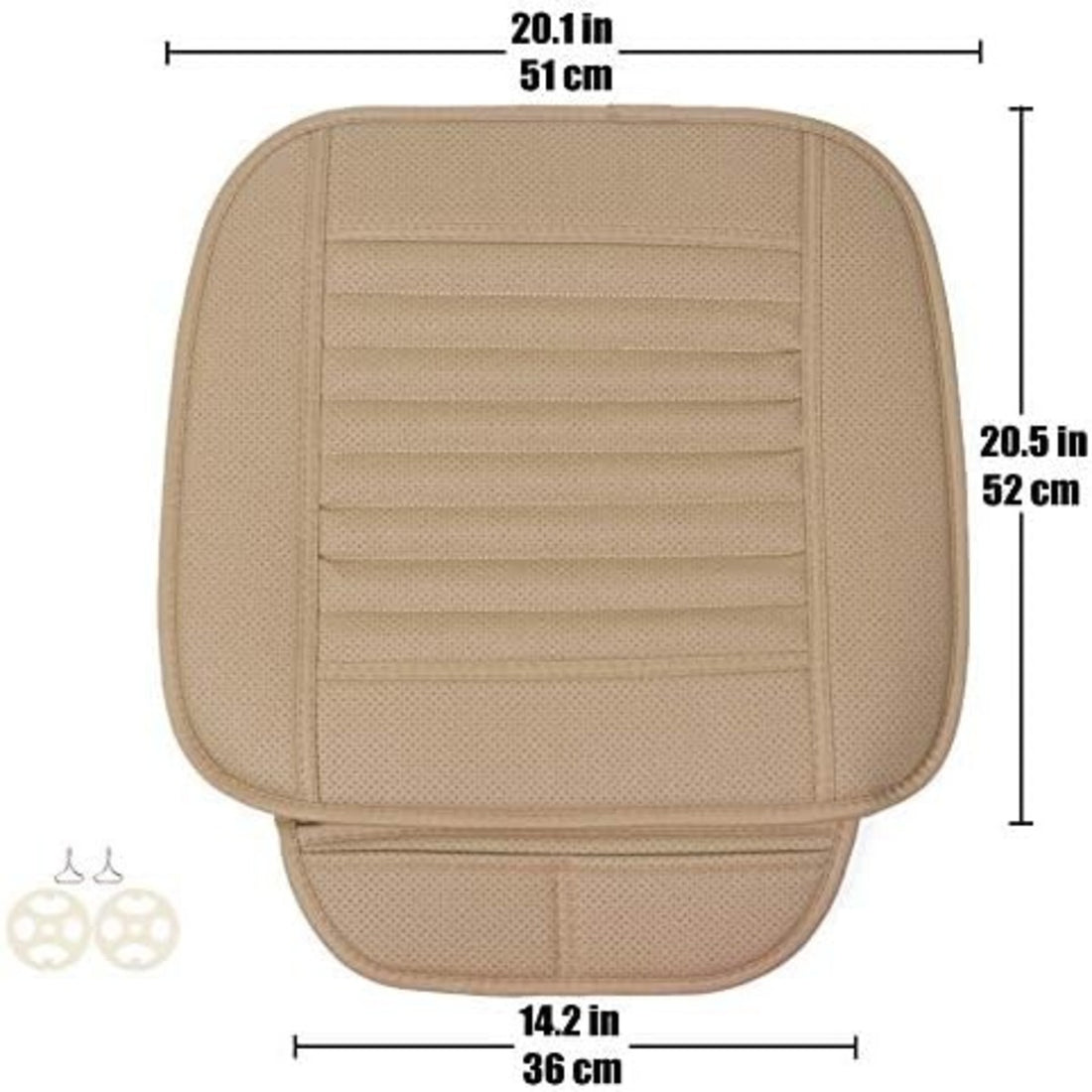 Leather Charcoal Car Seat Cushion (Absorbing odor） 4711427113062-1