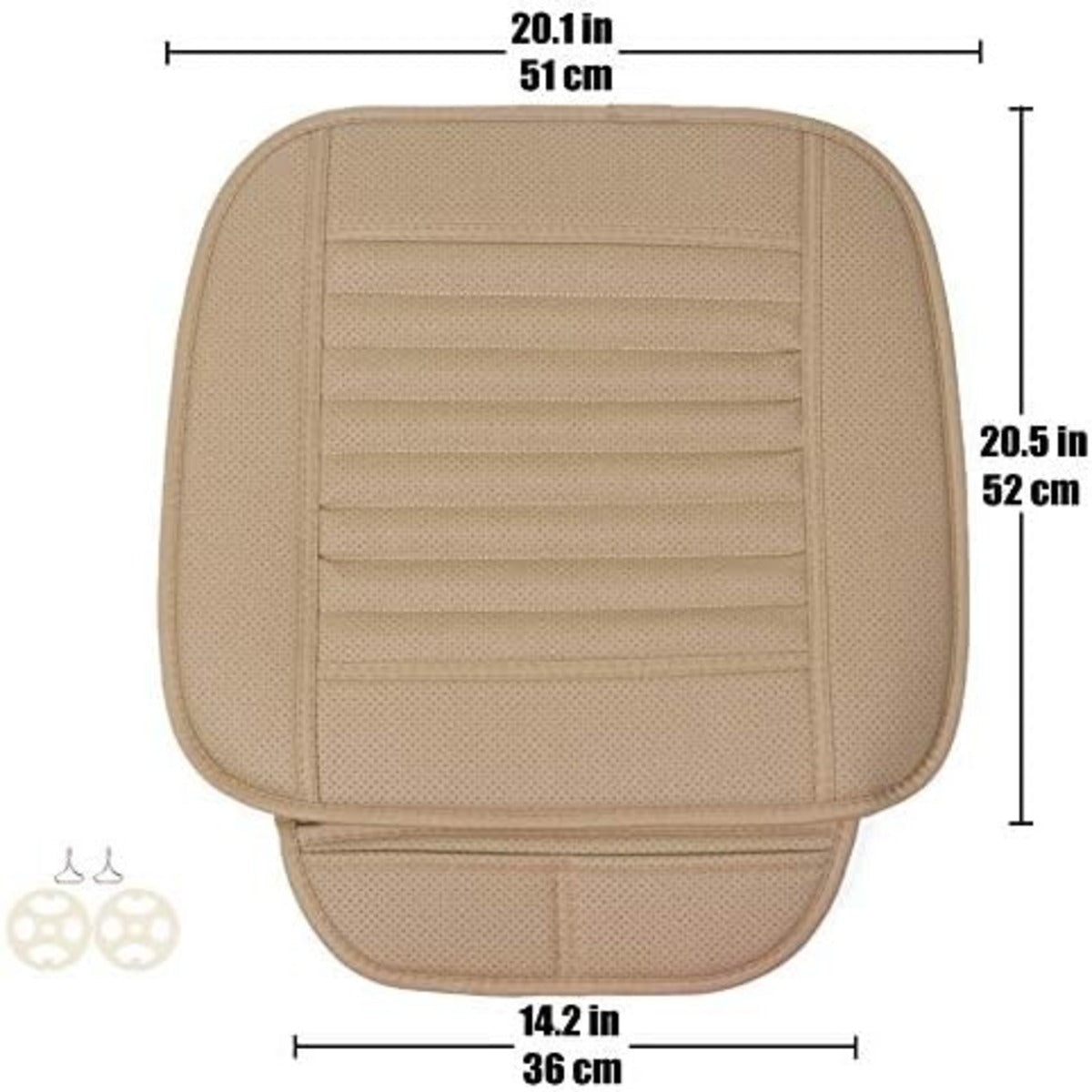 Leather Charcoal Car Seat Cushion (Absorbing odor） 4711427113062-1