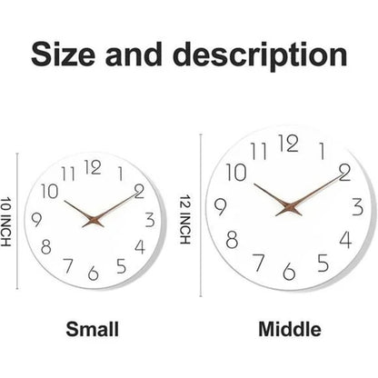 Minimalist Norwegian Wall Decoration Silent Clock 29 cm sh1751817214987860971