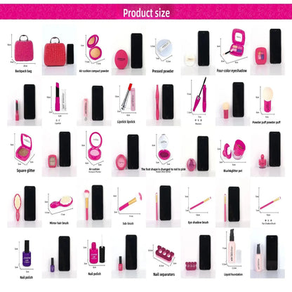 Kid’s Premium Makeup Kit – 22-Piece Set with Stylish Makeup Bag 9657413337411-1