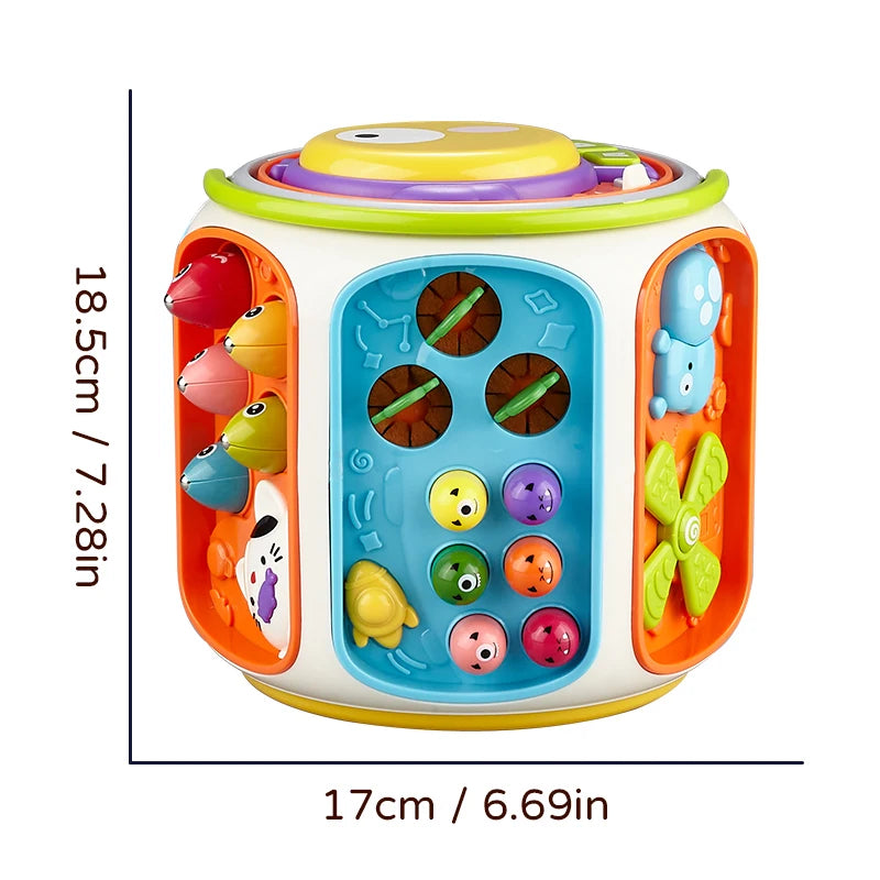 Interactive Musical Learning Activity Cube For Toddlers 15694856913245-1