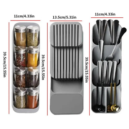 Space Saving Kitchen Drawer Cutlery Storage Tray 6852109467748-1