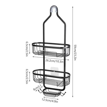 Three Layer Shower Organiser Caddy 9772113592606-1