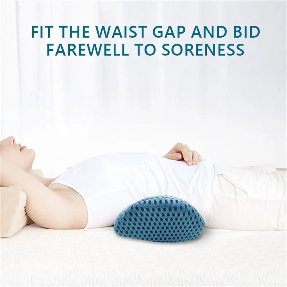 Ergonomic Lumbar Support Cushion for Lower Back Pain Relief - Ideal for Office, Driving, and Home Use 9878962897217-1