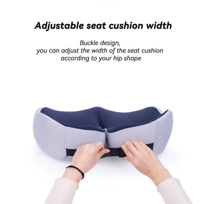 SitSmart Adjustable Memory Foam Seat Cushion - Tailbone Relief & Posture Support for Office, Car, and Dining Chairs 9919564972353-1