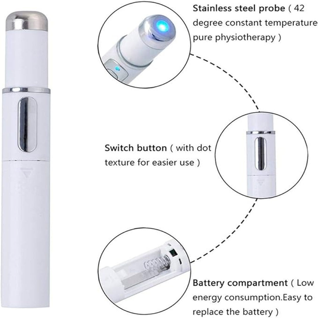 2 Pcs of Non-Invasive Mole and Wart Removal Laser Pen 15230708613507-1