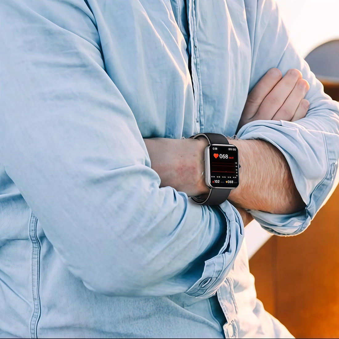 Blood Glucose Monitoring Smartwatch - Bluetooth Call Information Display Health Monitor Multiple SH1751817214987860732