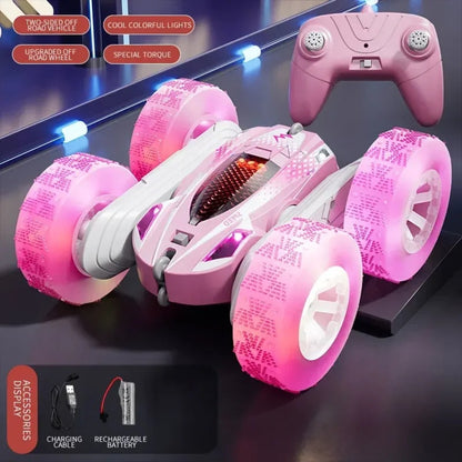 Rc Stunt Car Double Sided Flip 2.4G Remote Control Cars 360¡Ã Rotation Rc Off Road Drift Car Children Gifts For Kids Adults Boys 9751061496115-1