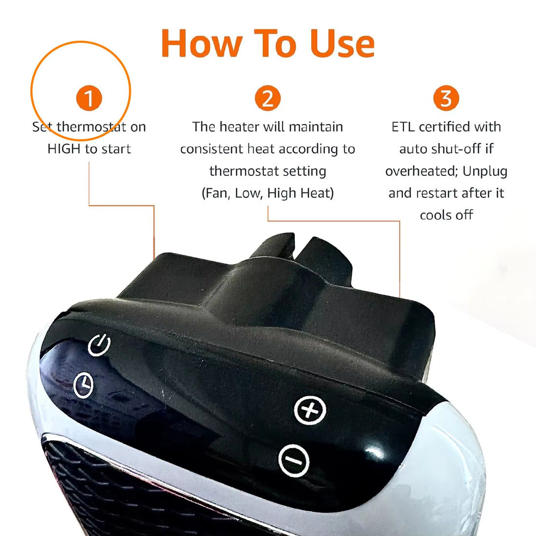 Portable Electric Space Heater - Compact & Energy-Efficient Heating Solution SH1751817214987860672
