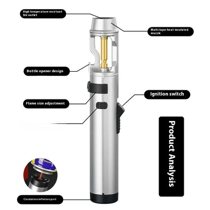 Portable Adjustable Refillable Butane Jet Lighter 8858680230125-1