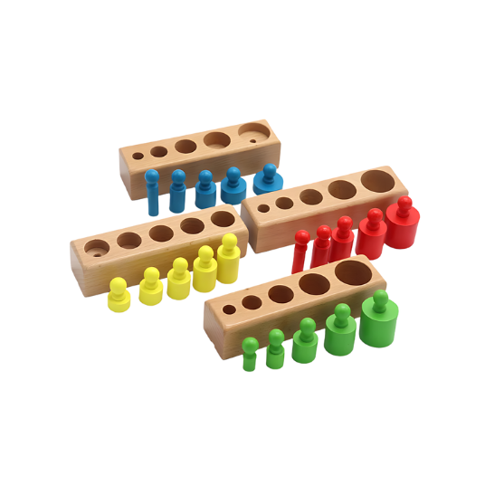 Montessori Cylinder Socket Puzzles - Logical Thinking And Observation Toy