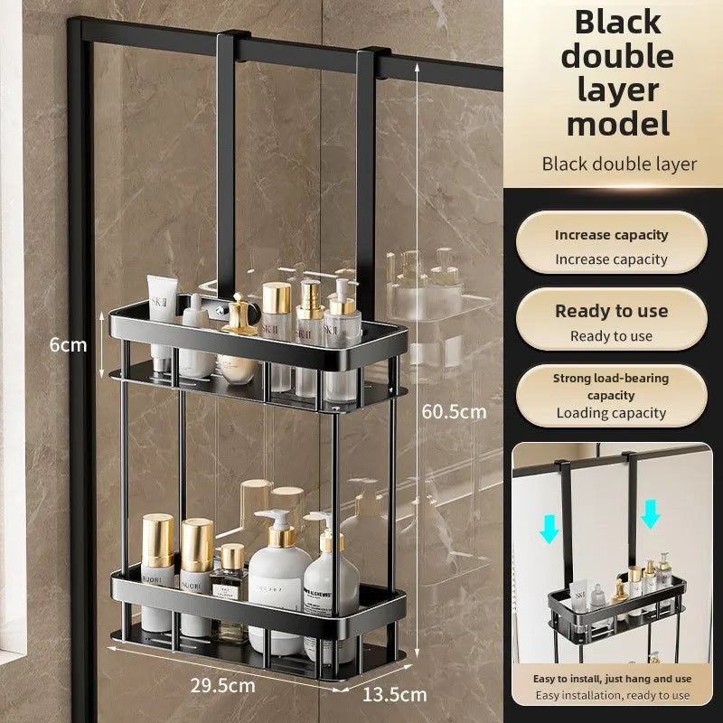 Stainless Steel Bathroom Hanging Caddy Rack 9782712729886-1