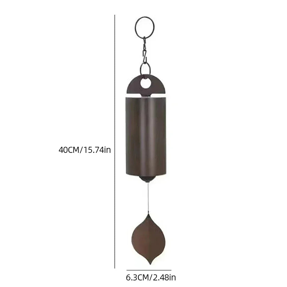 Deep Resonance Serenity Bell - Outdoor Musical Wind Chime and Home Decor (6x6x48CM) 7834118750406-1