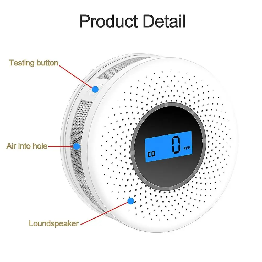 SafeAlert 2-in-1 Smoke & Carbon Monoxide Detector – Maximum Home Protection SH1751817214987860882