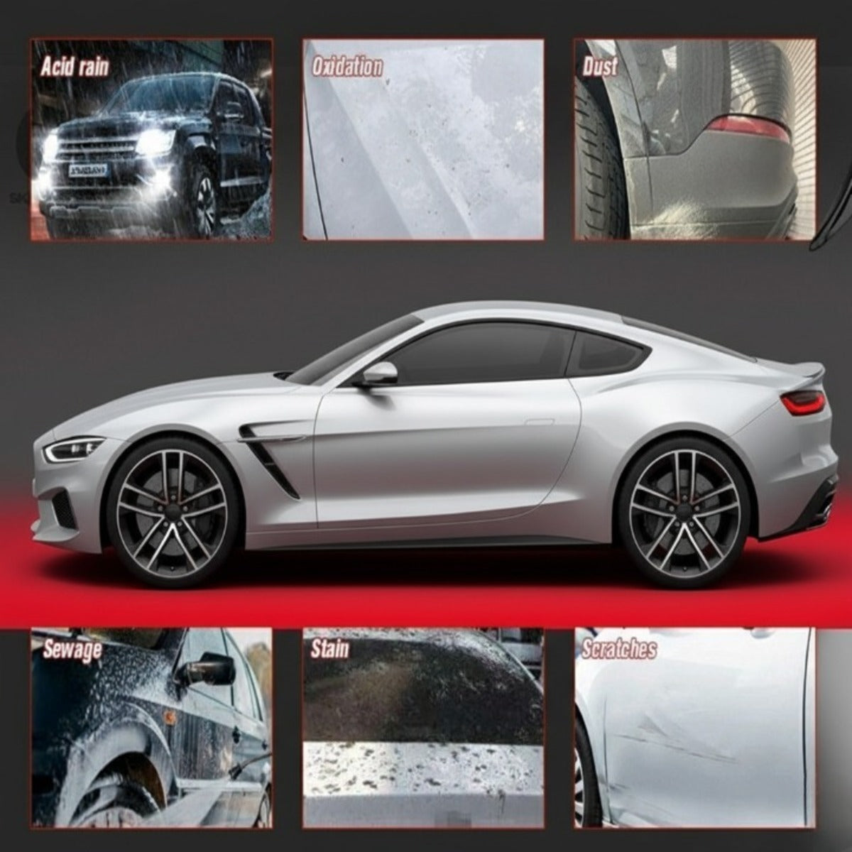 Car Wax Spray For Quick Shine And Protective Coating On Vehicles (120ml) 15128318345542-1