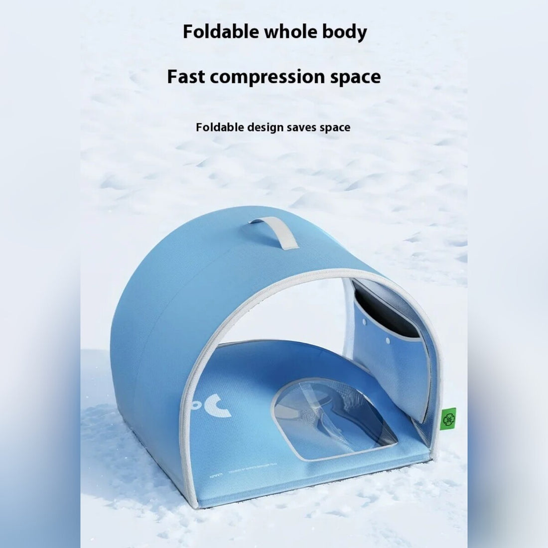 Portable Air-Conditioned Pet House With Ventilation For Cooling Comfort Indoors Or Outdoors (38 x 44 x 38cm) 10016156483885-1