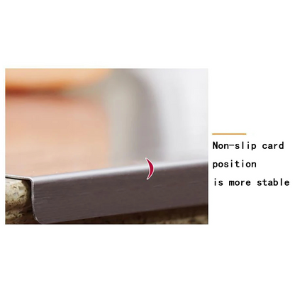 Stainless Steel Cutting Board with Lip - Durable, Non-Slip, Hygienic Cutting Board for Kitchen (60X40cm) SH1751817214987860957