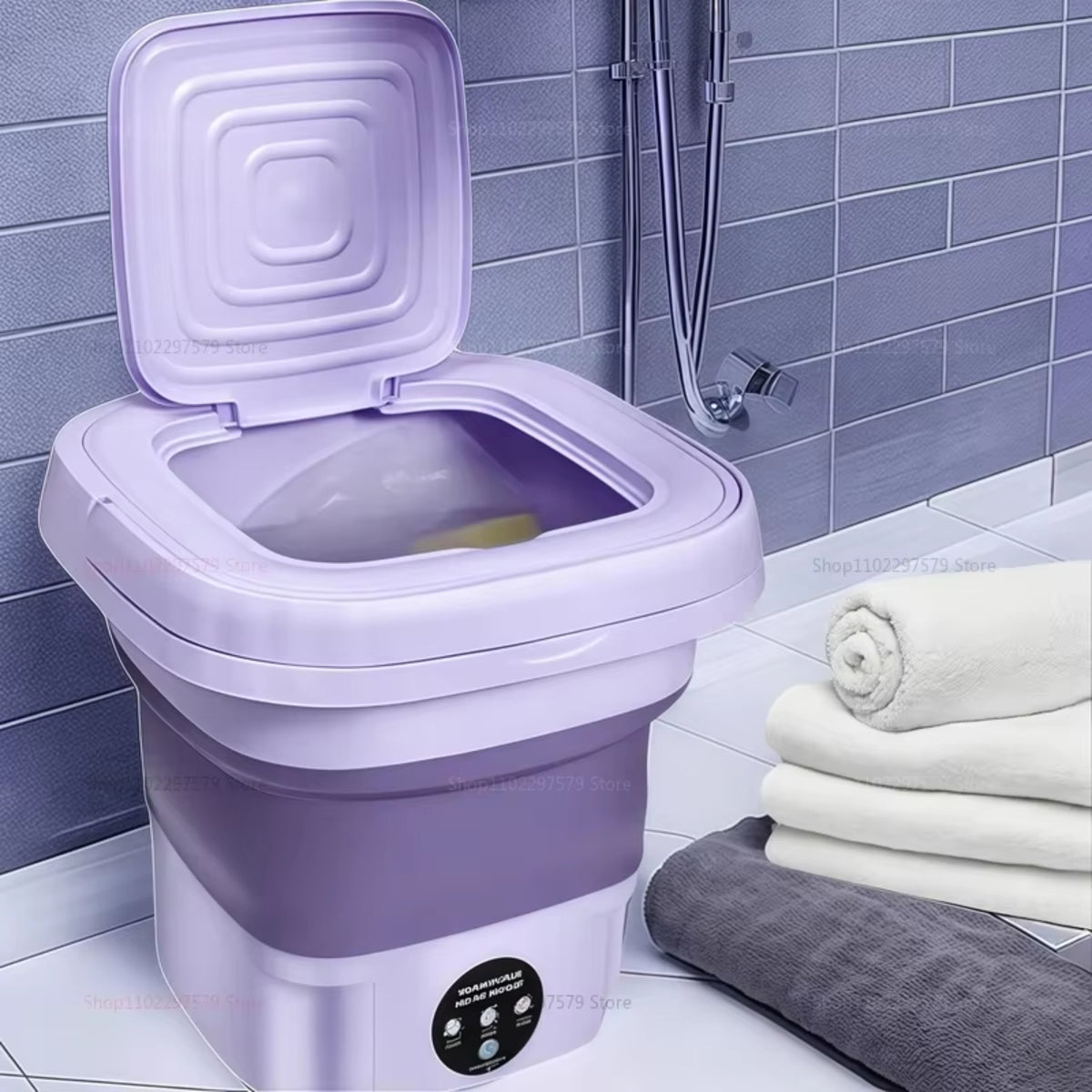 Portable & Foldable Washing Machine with Drying Function