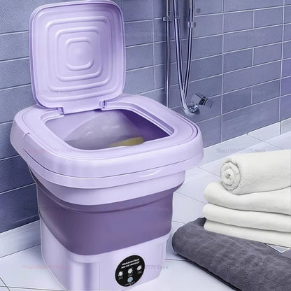 Portable & Foldable Washing Machine with Drying Function