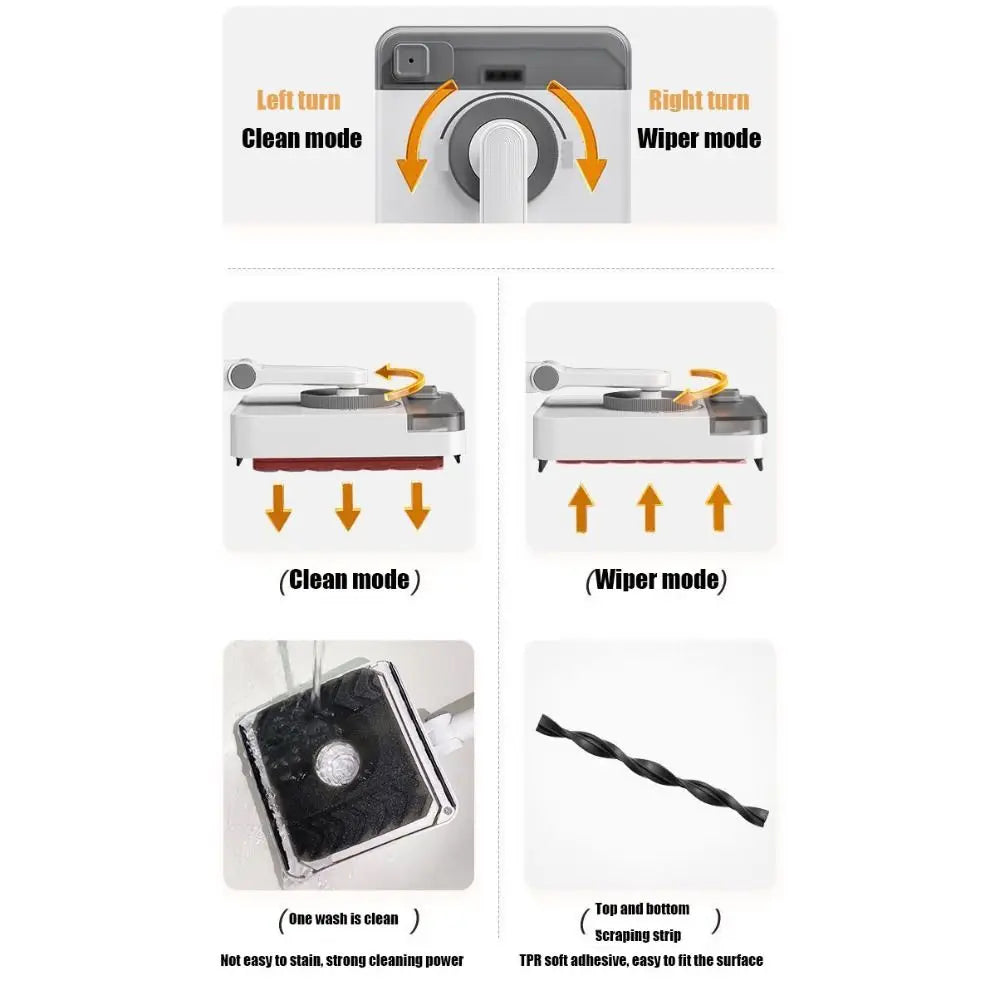 Extendable Window Cleaner With Durable Sponge Head 11690571596044-1