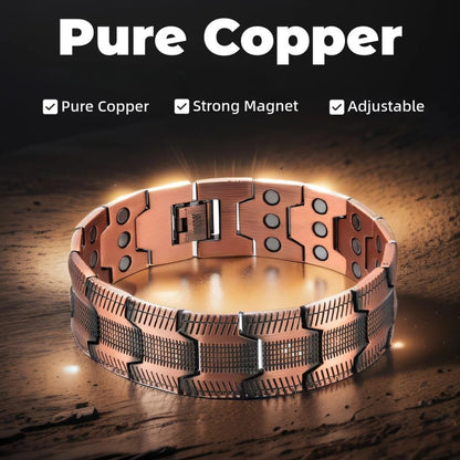 Pure Copper Magnetic Therapy Bracelet For Men'S Health 12044082315582-1