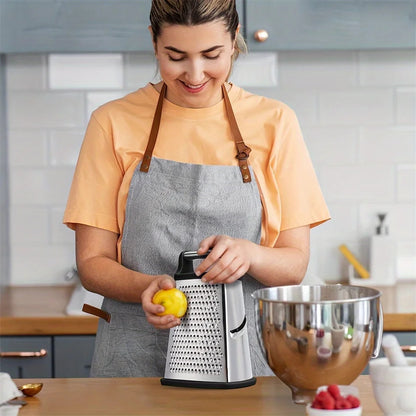 Professional Stainless Steel Box Grater For Cheese Vegetables And Fruits 6851422290020-1