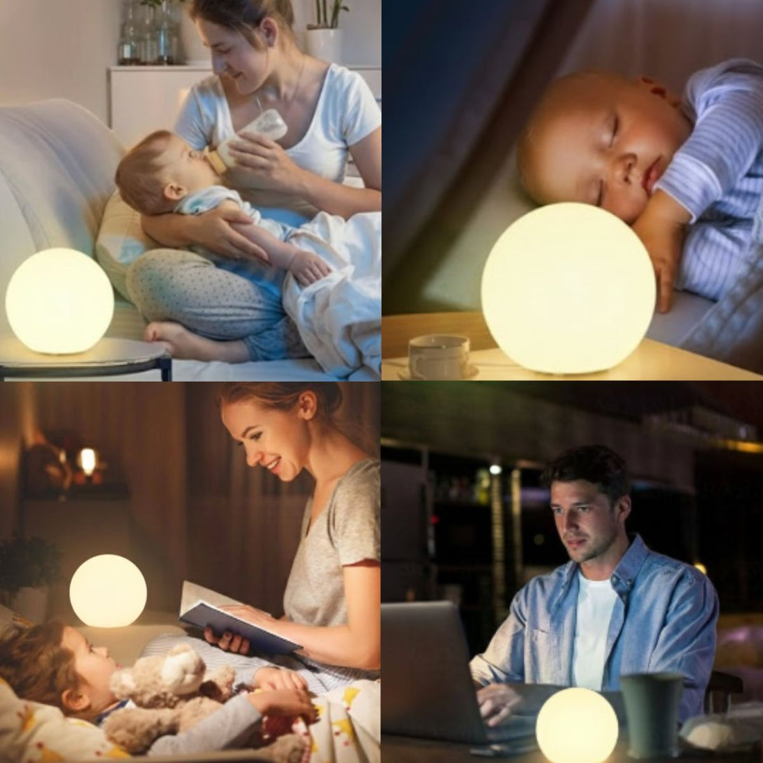 Modern Dynamic Led Table Lamp – Spherical Ball Portable Rechargeable Ambient Lighting 10156535742803-1