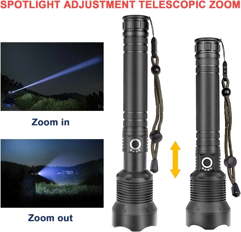 1000 Lumens Xlamp Xhp70.2 Most Powerful Led Flashlight 256135