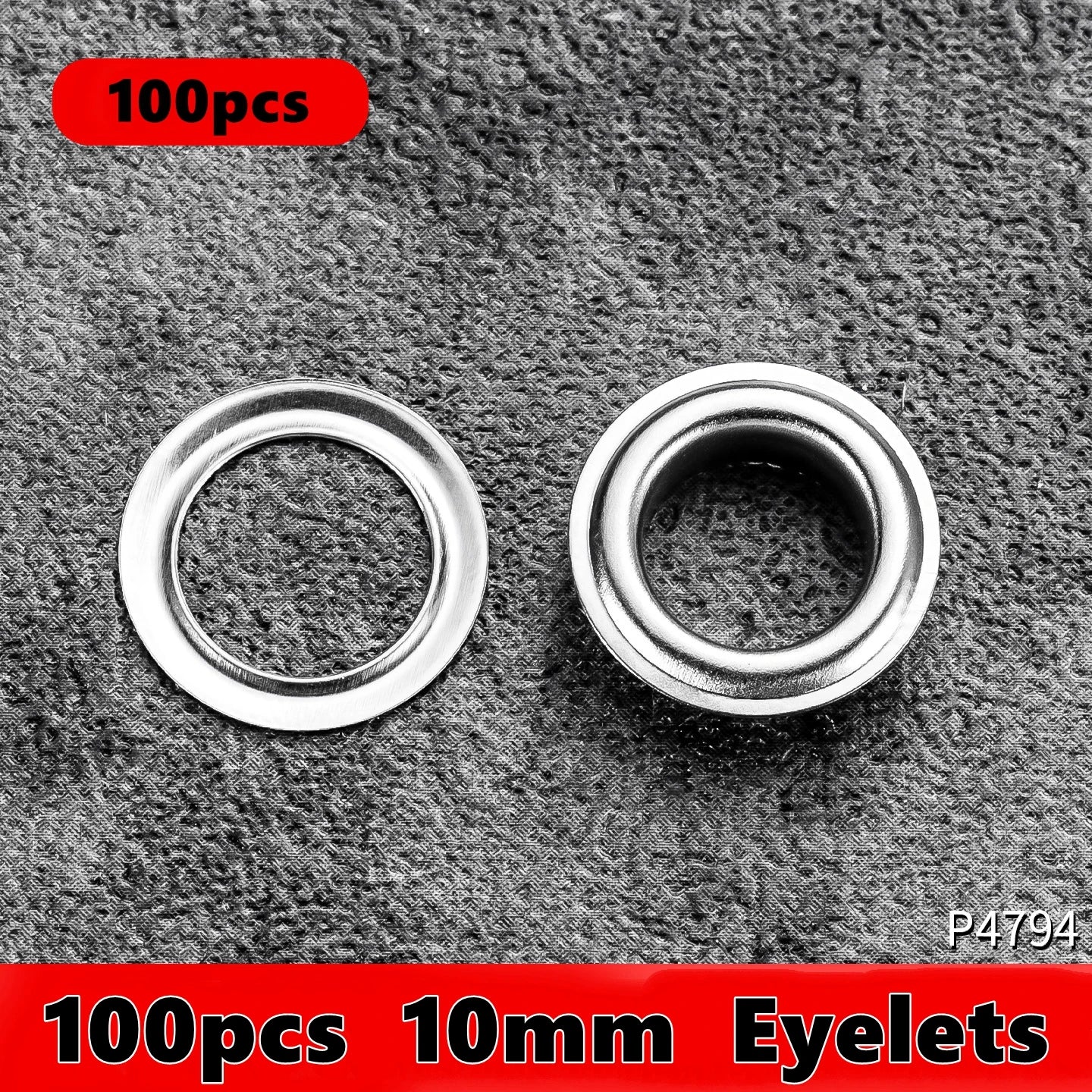 Heavy Duty Grommet Tool Kit For Eyelet Installation Leather Canvas 10002112348441-1