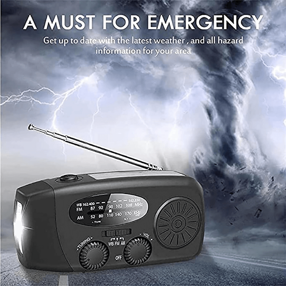 Wind-Up Multi-Function Radio – Compact And Essential