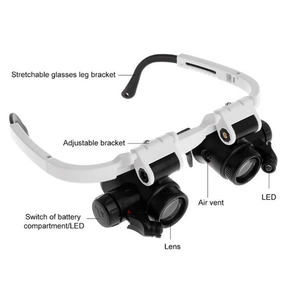 8x - 23x LED Illuminated Precision Magnifier with Adjustable Brightness - Ideal for Reading, Hobbies & Detailed Work 9902980104513-1