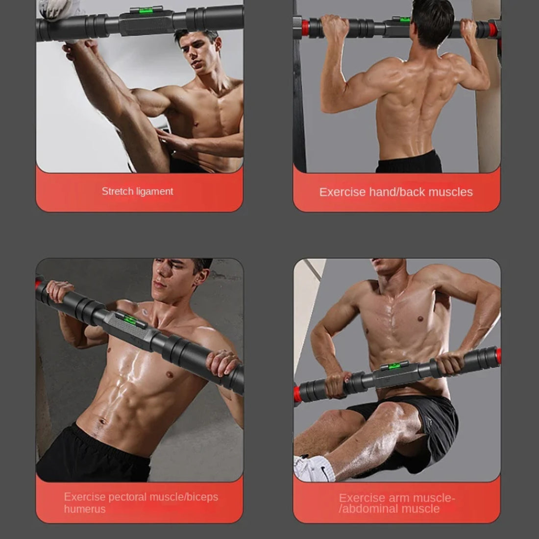 Pull Up Bar for Doorway Strength Training and Upper Body Workouts