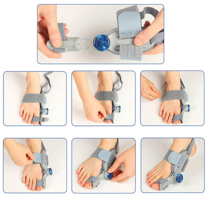 Orthopedic Toe Alignment Support Corrector Foot Pain Adjustment Brace 11588970905868-1