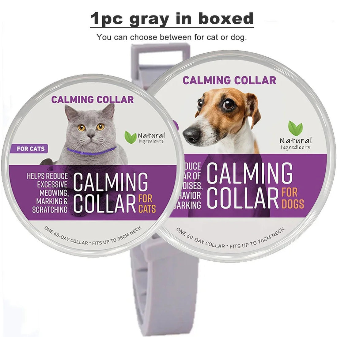 Calming Pheromone Collar for Cats – Pet Anti Anxiety Products 10104796447021-1