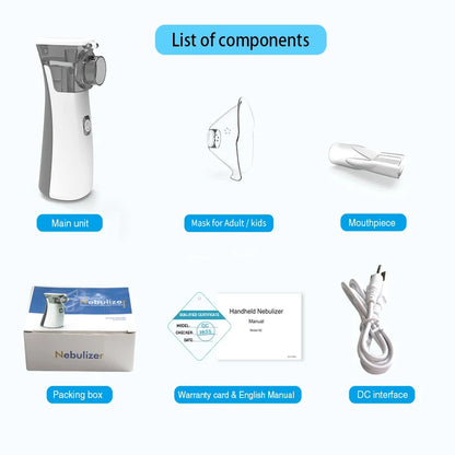 Portable Mesh Nebulizer – Handheld Breathing Relief