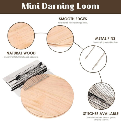 Mini Darning Loom Machine - Loomexpress 8746034757966-1