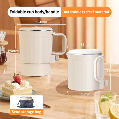 Compact Travel Folding Electric Kettle For Quick Water Boiling 800ml 8671761203338-1