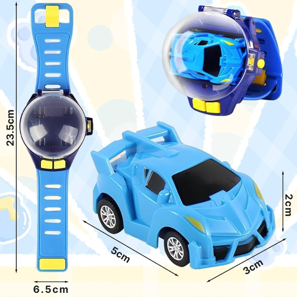 Interactive Wrist Racing Watch With Mini Remote Control Car 9907945439578-1