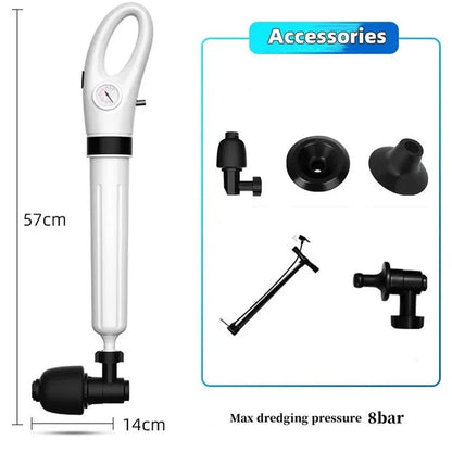 Toilet Plunger - Fast-Acting Tool for Drain and Toilet Blockage Solutions 9851718238529-1