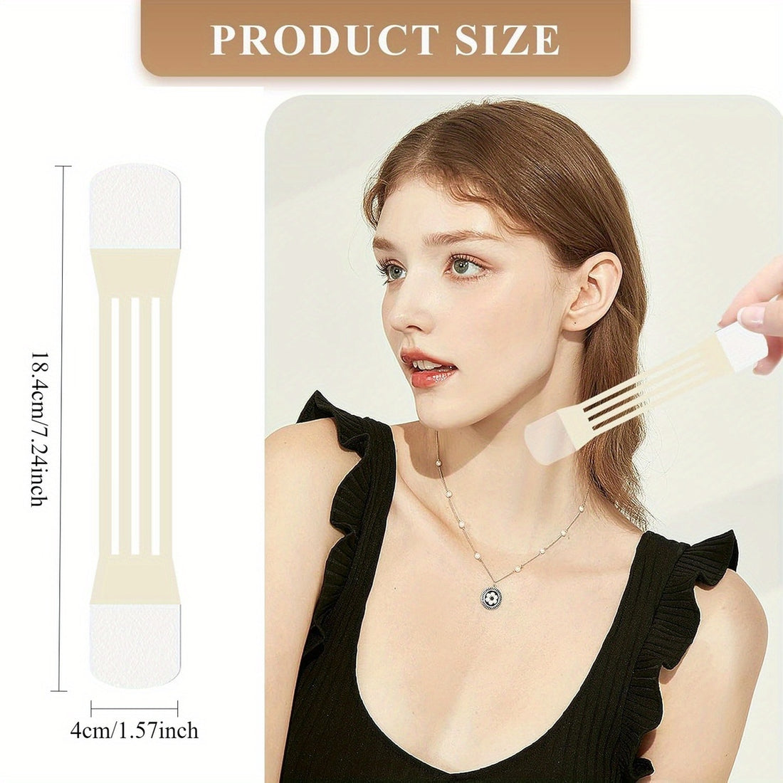 Set 20Pc Neck Lifting Tape - Instant Firming & Sculpting Effect - Invisible & Skin-Safe Adhesive 15170501607750-1