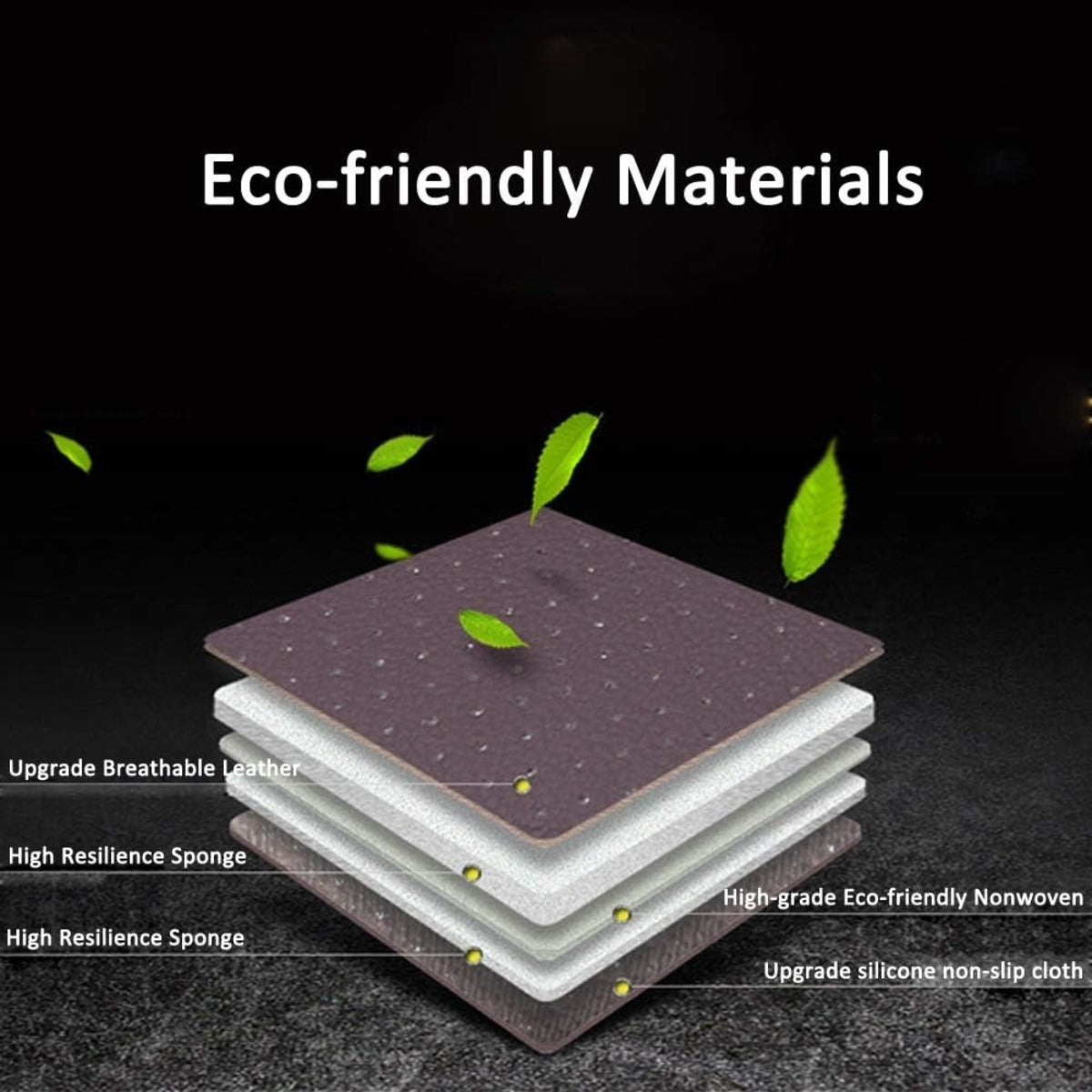 Leather Charcoal Car Seat Cushion (Absorbing odor） 4711427113062-1