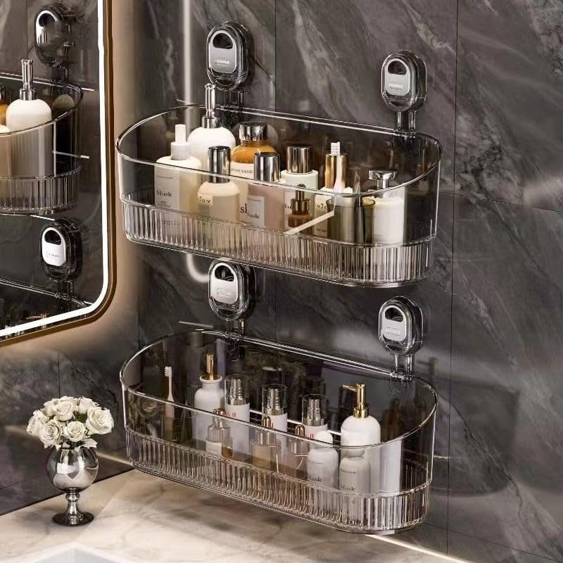 No-Drill Bathroom Suction Storage Box – Large Capacity & Strong Load-Bearing 9684751319342-1