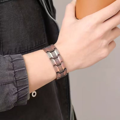 Pure Copper Magnetic Therapy Bracelet For Men'S Health 12044082315582-1